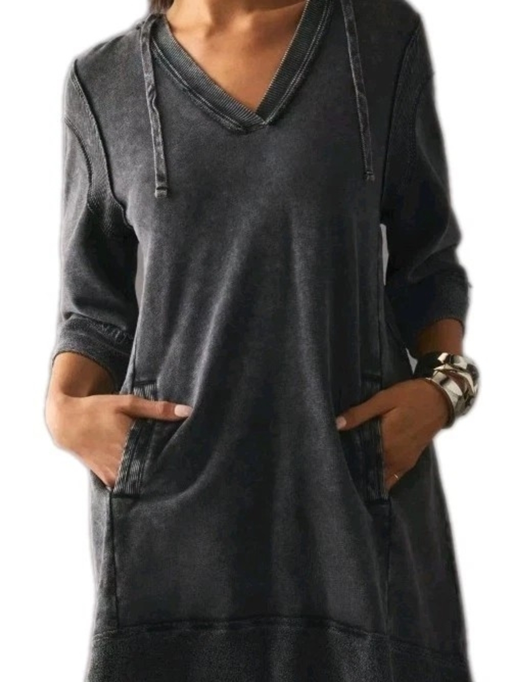 Daily Practice by Anthropologie Sport Hoodie Mini Dress